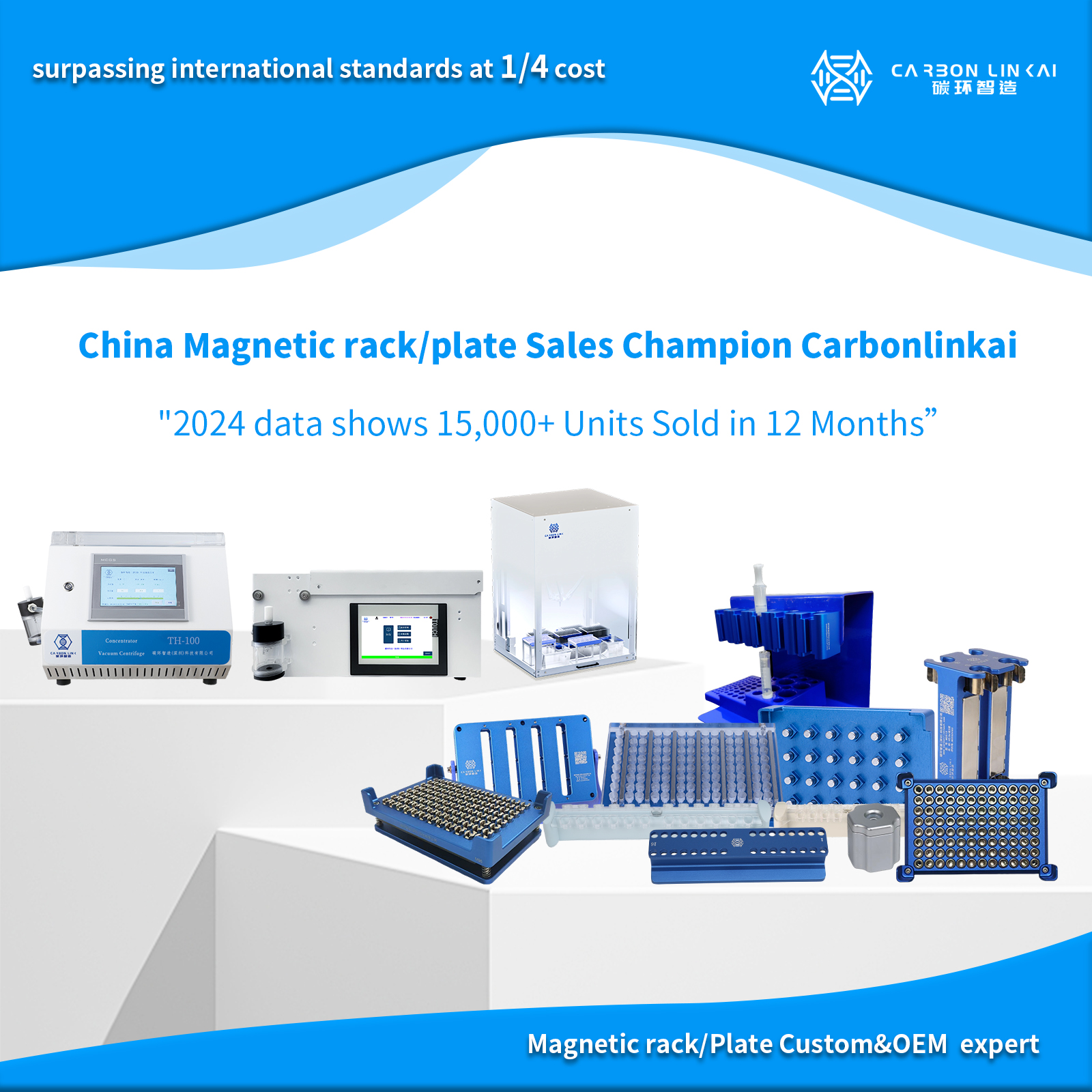 China Sales Champion magnetic rack/Plate OEM expert carbonlinkai 125ml ...