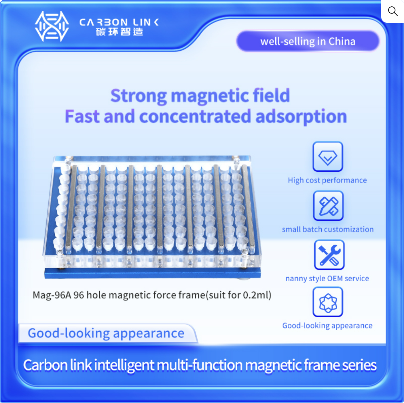 Magnetic Separation Rack 96 Cost Savings 96 Well Magnetic Separation Rack carbonlinkai 96 well ...